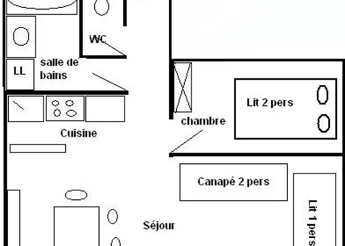 Appartamento Résidence Le Sierra Nevada - 2 Pièces 4/5 Pers - Le Sierra Nevada -plagne Centre Mae-9014