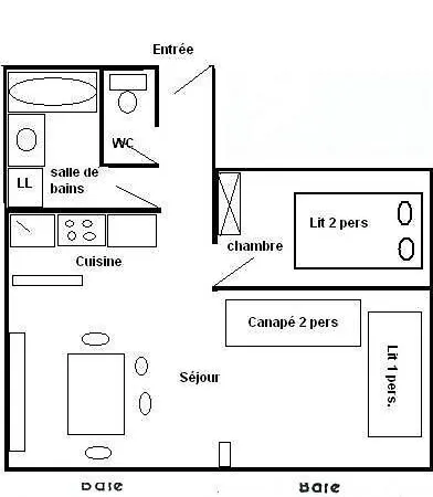 Le Sierra Nevada - 2 Pieces 4/5 Pers - Le Sierra Nevada - 101sn-plagne Centre Mae-9014 Apartamento La Plagne